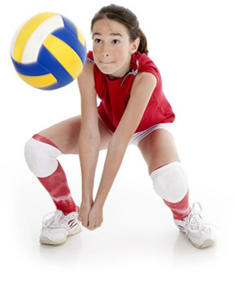 Girl Playing Volleyball